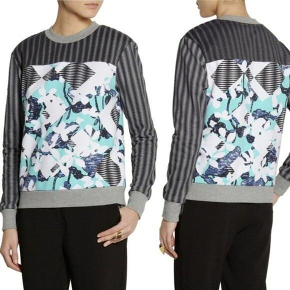 Peter Pilotto for Target Multicolored Printed Sweatshirt Women's Size XL - Picture 1 of 6